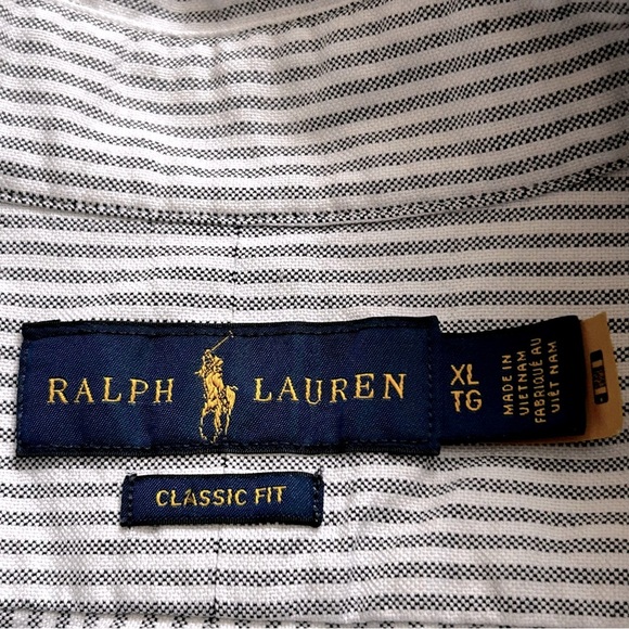 Ralph Lauren Classic Fit Striped Long Sleeve Button Down Shirt - Picture 5 of 8